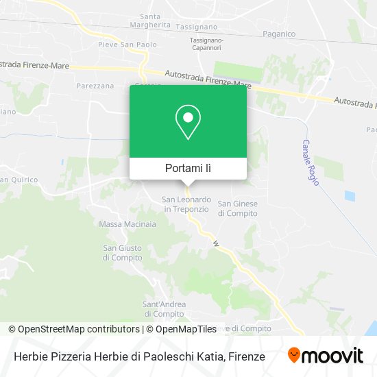 Mappa Herbie Pizzeria Herbie di Paoleschi Katia