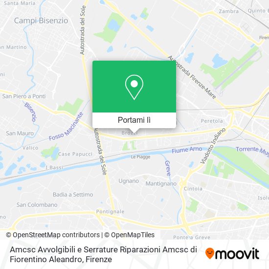 Mappa Amcsc Avvolgibili e Serrature Riparazioni Amcsc di Fiorentino Aleandro
