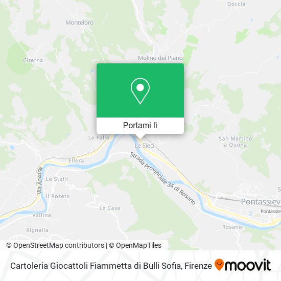 Mappa Cartoleria Giocattoli Fiammetta di Bulli Sofia