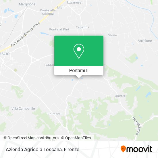 Mappa Azienda Agricola Toscana