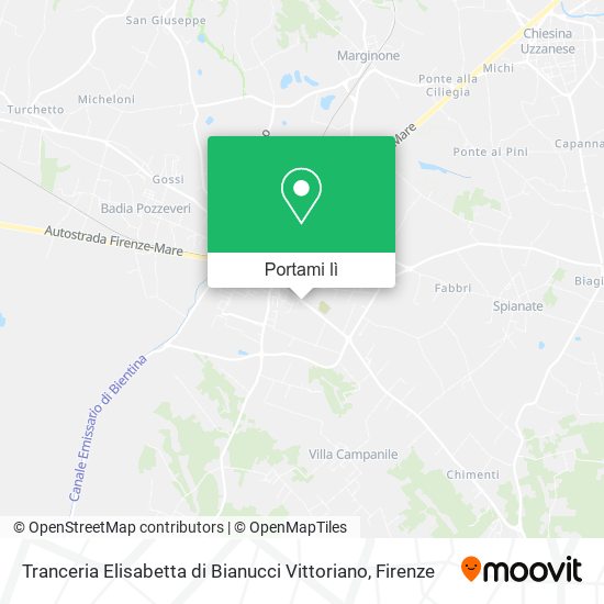 Mappa Tranceria Elisabetta di Bianucci Vittoriano