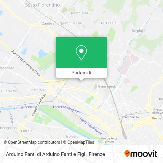 Mappa Arduino Fanti di Arduino Fanti e Figli