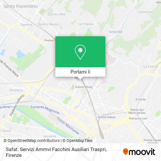 Mappa Safat. Servizi Ammvi Facchini Ausiliari Traspri