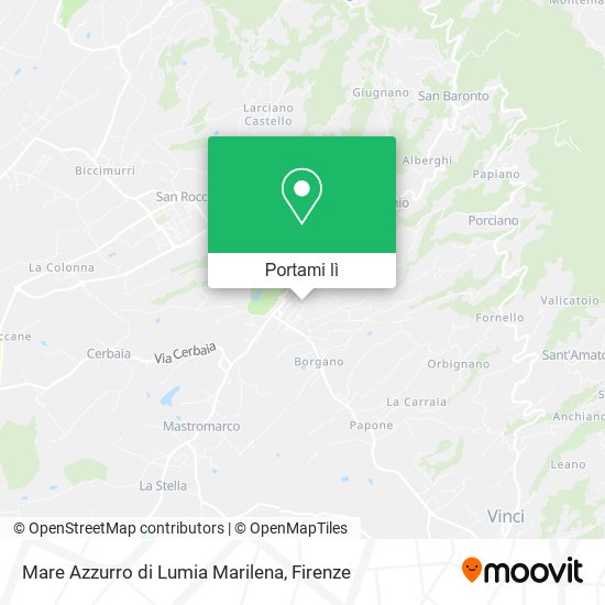 Mappa Mare Azzurro di Lumia Marilena