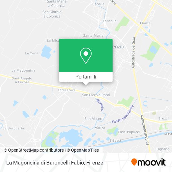 Mappa La Magoncina di Baroncelli Fabio