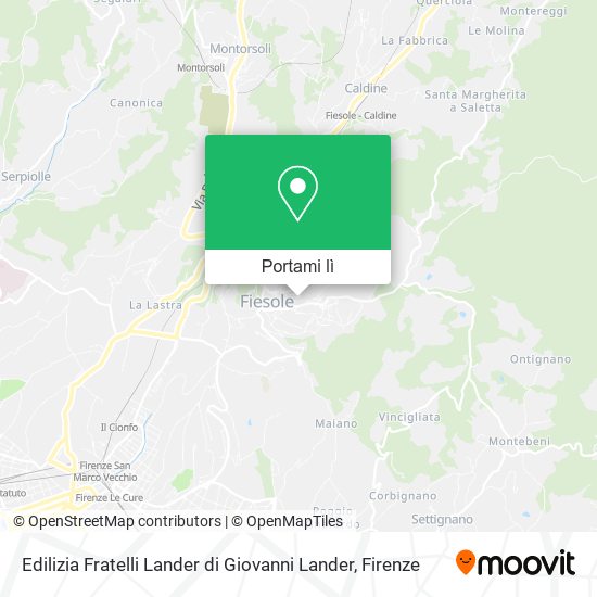 Mappa Edilizia Fratelli Lander di Giovanni Lander