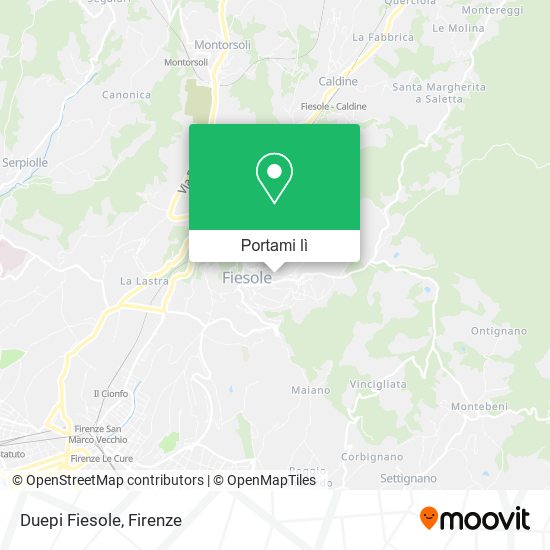 Mappa Duepi Fiesole