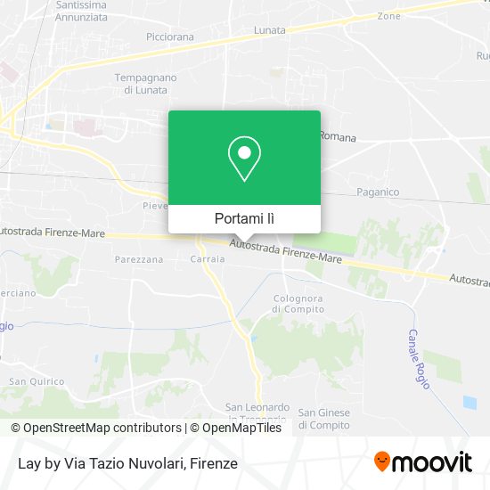 Mappa Lay by Via Tazio Nuvolari