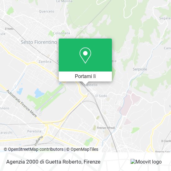 Mappa Agenzia 2000 di Guetta Roberto