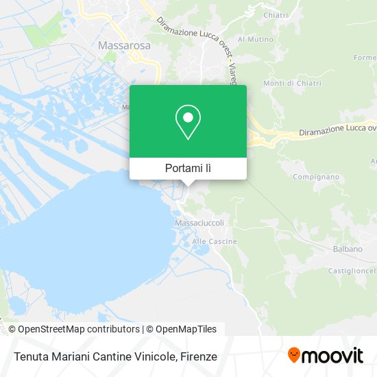 Mappa Tenuta Mariani Cantine Vinicole