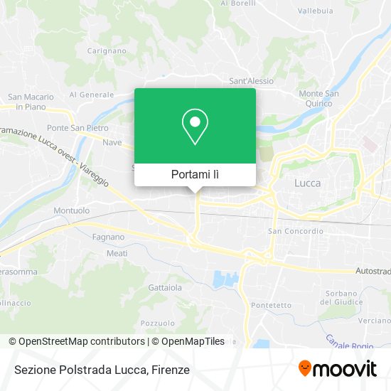 Mappa Sezione Polstrada Lucca