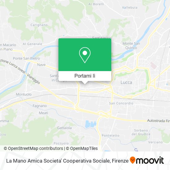 Mappa La Mano Amica Societa' Cooperativa Sociale