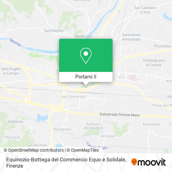 Mappa Equinozio-Bottega del Commercio Equo e Solidale