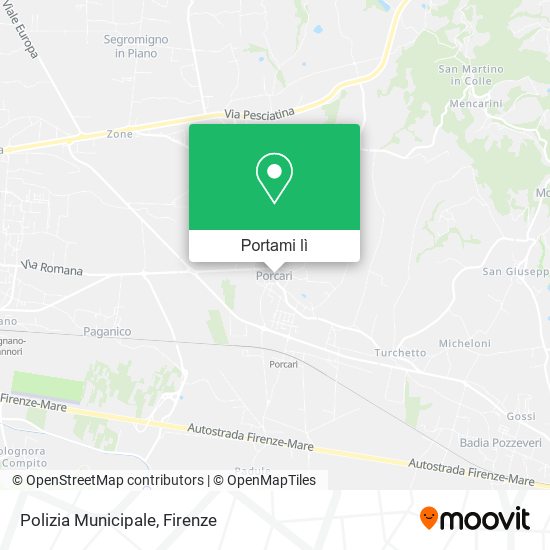 Mappa Polizia Municipale