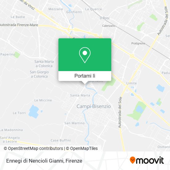 Mappa Ennegi di Nencioli Gianni
