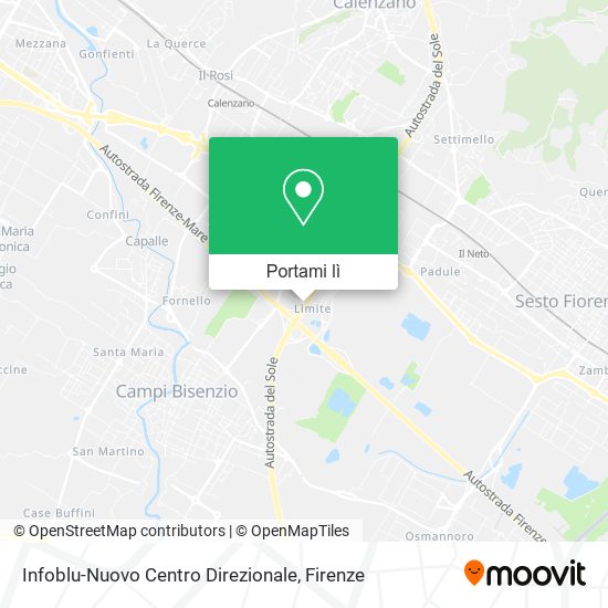 Mappa Infoblu-Nuovo Centro Direzionale