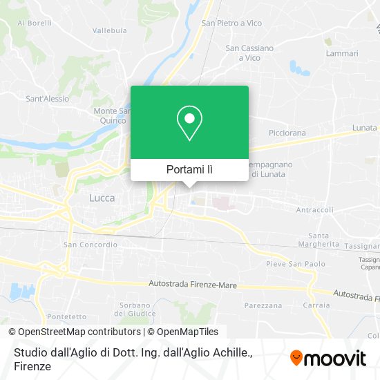 Mappa Studio dall'Aglio di Dott. Ing. dall'Aglio Achille.
