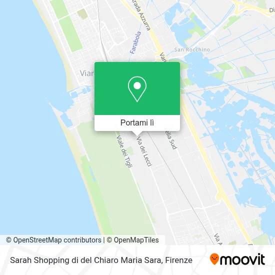 Mappa Sarah Shopping di del Chiaro Maria Sara