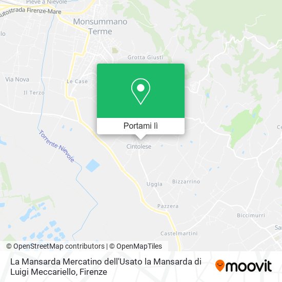 Mappa La Mansarda Mercatino dell'Usato la Mansarda di Luigi Meccariello