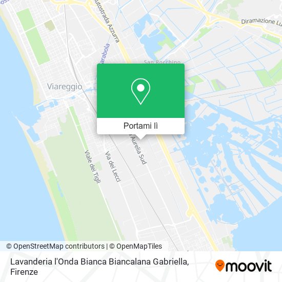 Mappa Lavanderia l'Onda Bianca Biancalana Gabriella