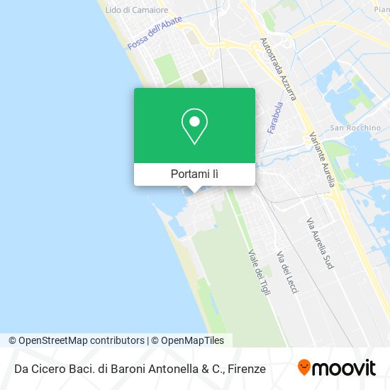 Mappa Da Cicero Baci. di Baroni Antonella & C.
