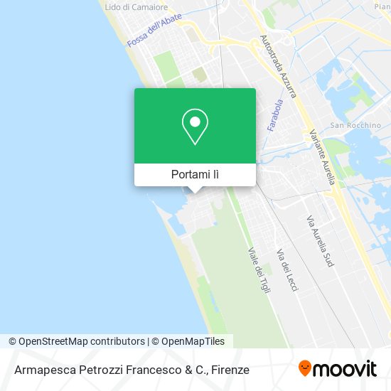 Mappa Armapesca Petrozzi Francesco & C.