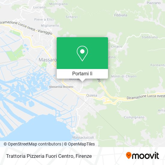 Mappa Trattoria Pizzeria Fuori Centro