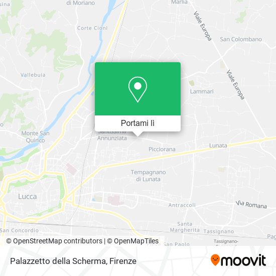 Mappa Palazzetto della Scherma