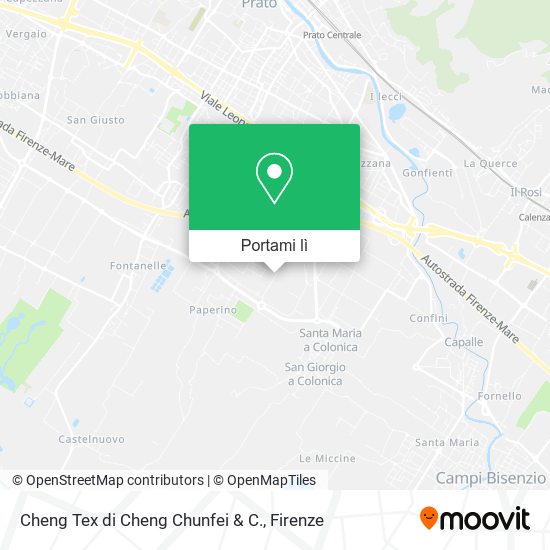 Mappa Cheng Tex di Cheng Chunfei & C.