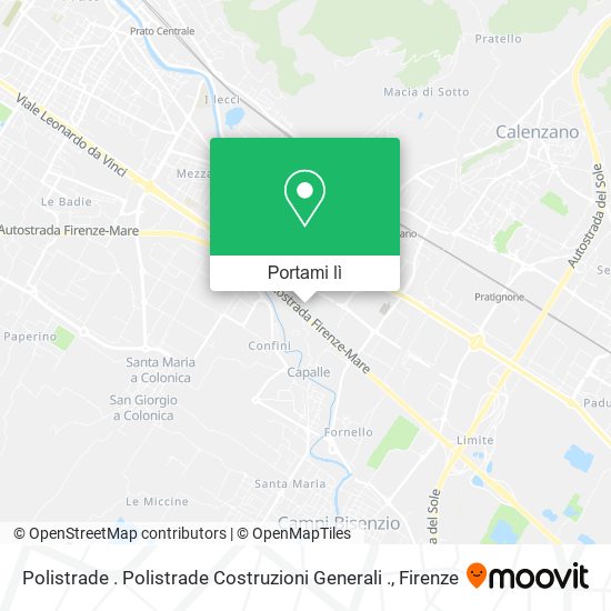 Mappa Polistrade . Polistrade Costruzioni Generali .