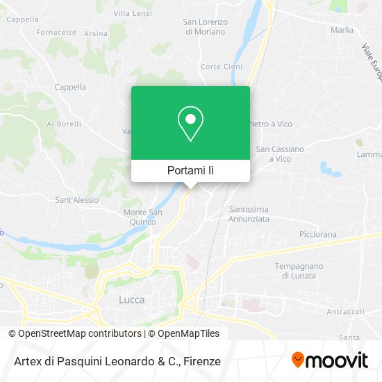 Mappa Artex di Pasquini Leonardo & C.