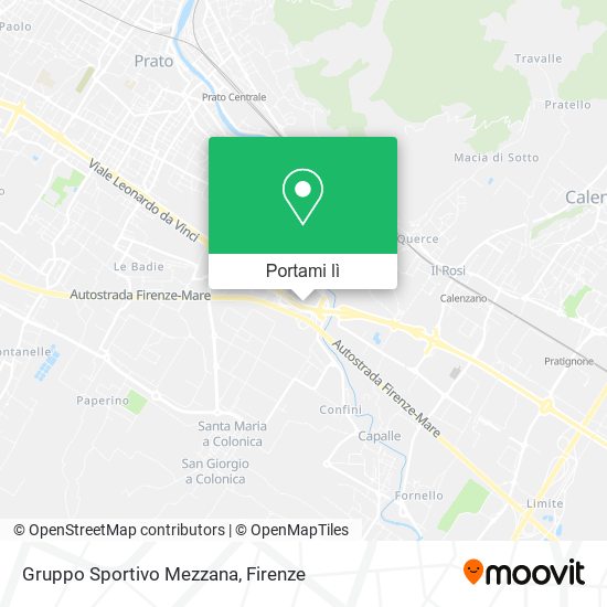 Mappa Gruppo Sportivo Mezzana