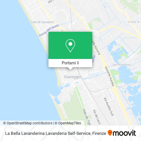Mappa La Bella Lavanderina Lavanderia Self-Service