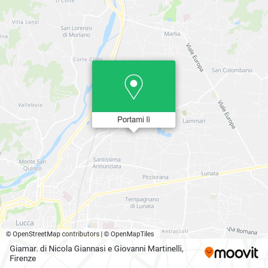 Mappa Giamar. di Nicola Giannasi e Giovanni Martinelli