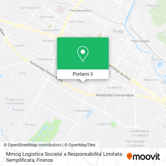 Mappa Mmog Logistica Societa' a Responsabilita' Limitata Semplificata