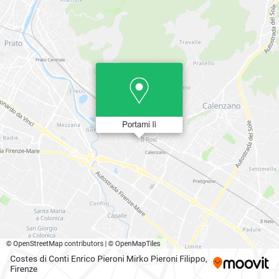 Mappa Costes di Conti Enrico Pieroni Mirko Pieroni Filippo