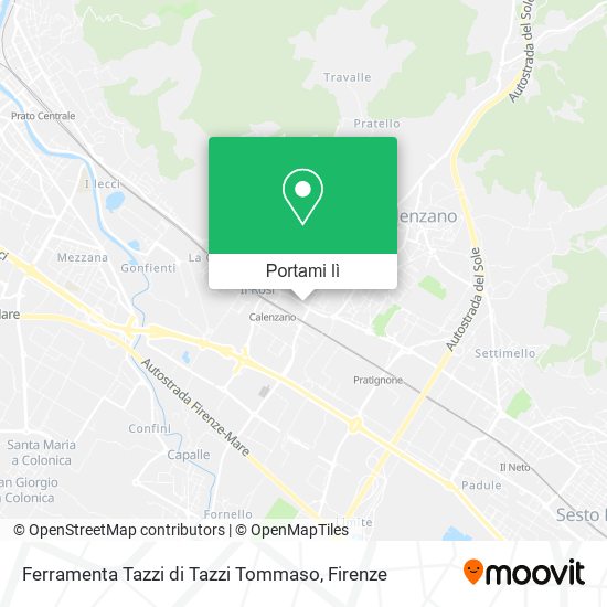 Mappa Ferramenta Tazzi di Tazzi Tommaso