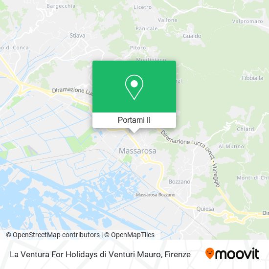 Mappa La Ventura For Holidays di Venturi Mauro