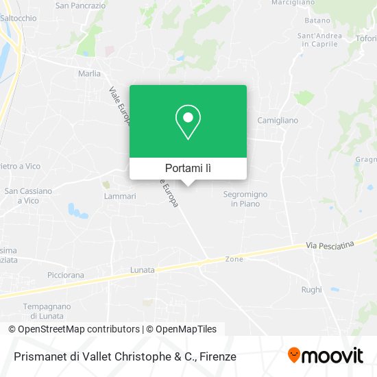 Mappa Prismanet di Vallet Christophe & C.