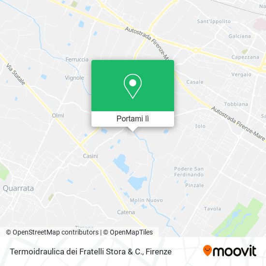 Mappa Termoidraulica dei Fratelli Stora & C.