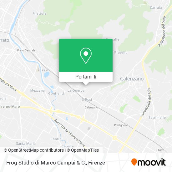 Mappa Frog Studio di Marco Campai & C.