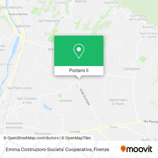 Mappa Emma Costruzioni-Societa' Cooperativa