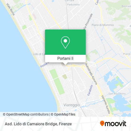 Mappa Asd. Lido di Camaiore Bridge