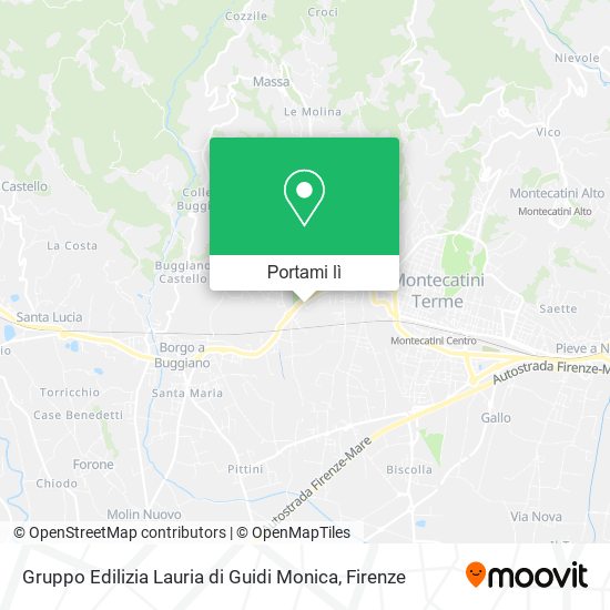 Mappa Gruppo Edilizia Lauria di Guidi Monica