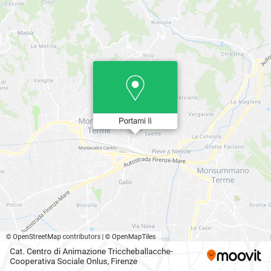 Mappa Cat. Centro di Animazione Triccheballacche-Cooperativa Sociale Onlus