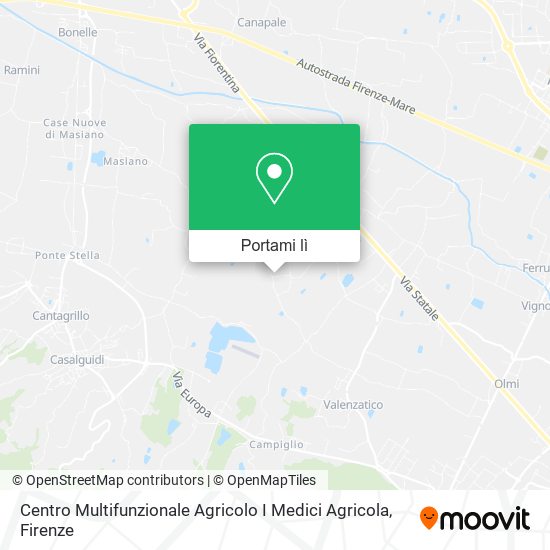 Mappa Centro Multifunzionale Agricolo I Medici Agricola