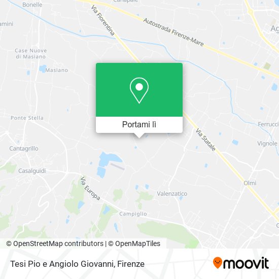 Mappa Tesi Pio e Angiolo Giovanni