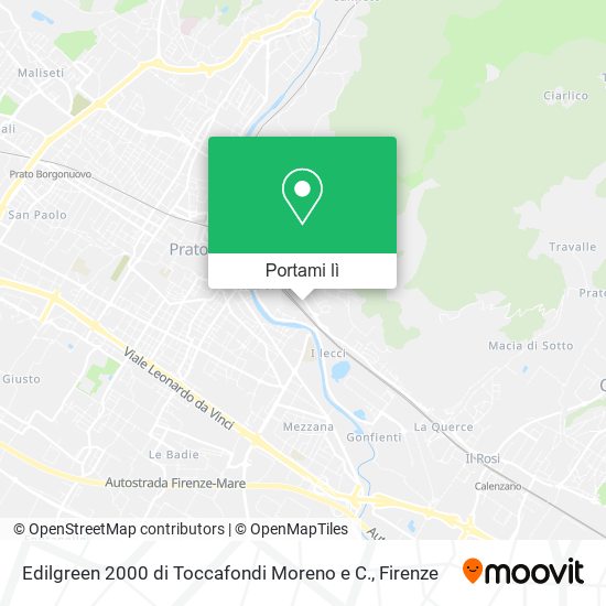 Mappa Edilgreen 2000 di Toccafondi Moreno e C.