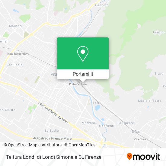 Mappa Teitura Londi di Londi Simone e C.