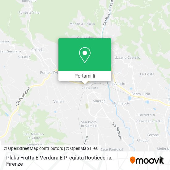 Mappa Plaka Frutta E Verdura E Pregiata Rosticceria